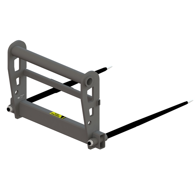 Pic'balle Attelage Manitou avec 2 Dents 1100X42 CL Gris référence fournisseur 413695